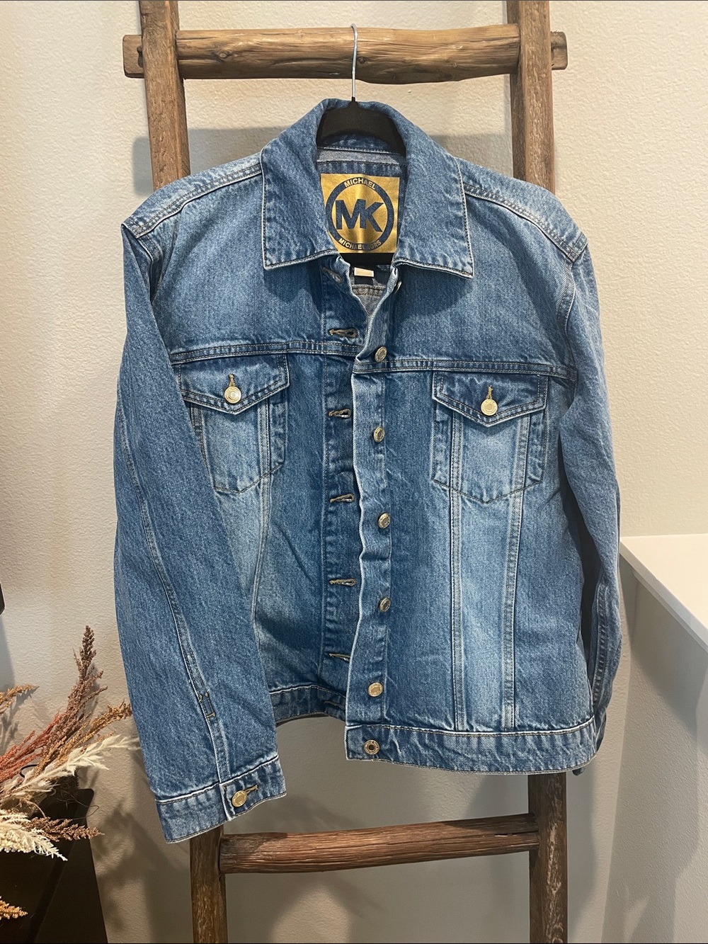 Michael Kors Light Blue Denim Jean Jacket